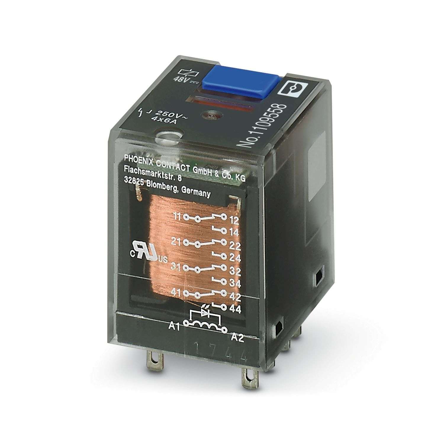 Relais d'interface 48DC/4X21