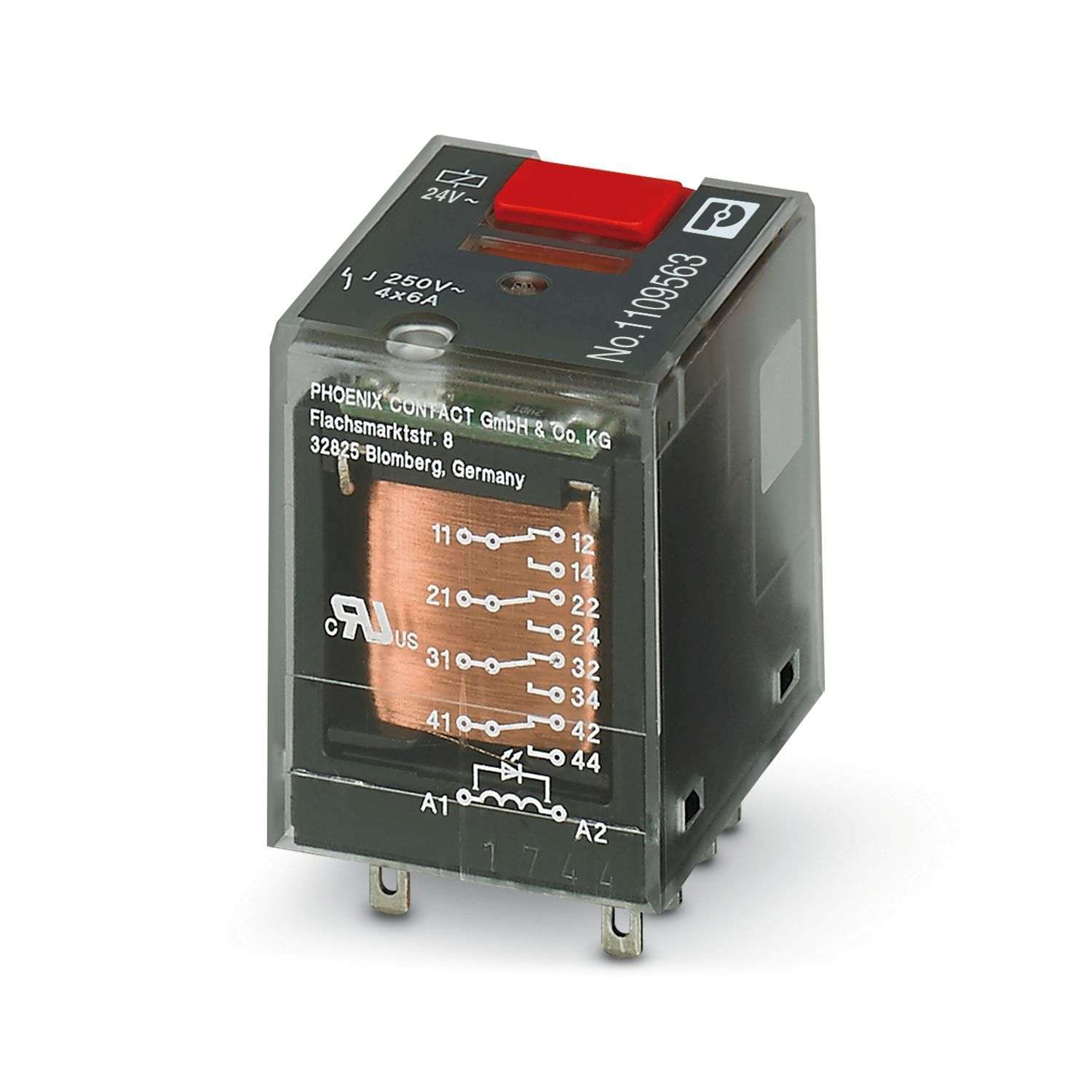 Relais d'interface 24AC/4X21