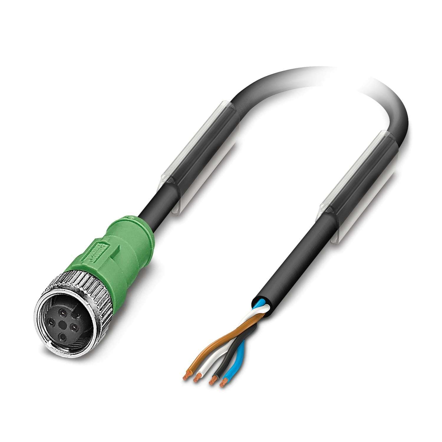 Cordon M12 SAC-4P-5,0-PVC/M12FS