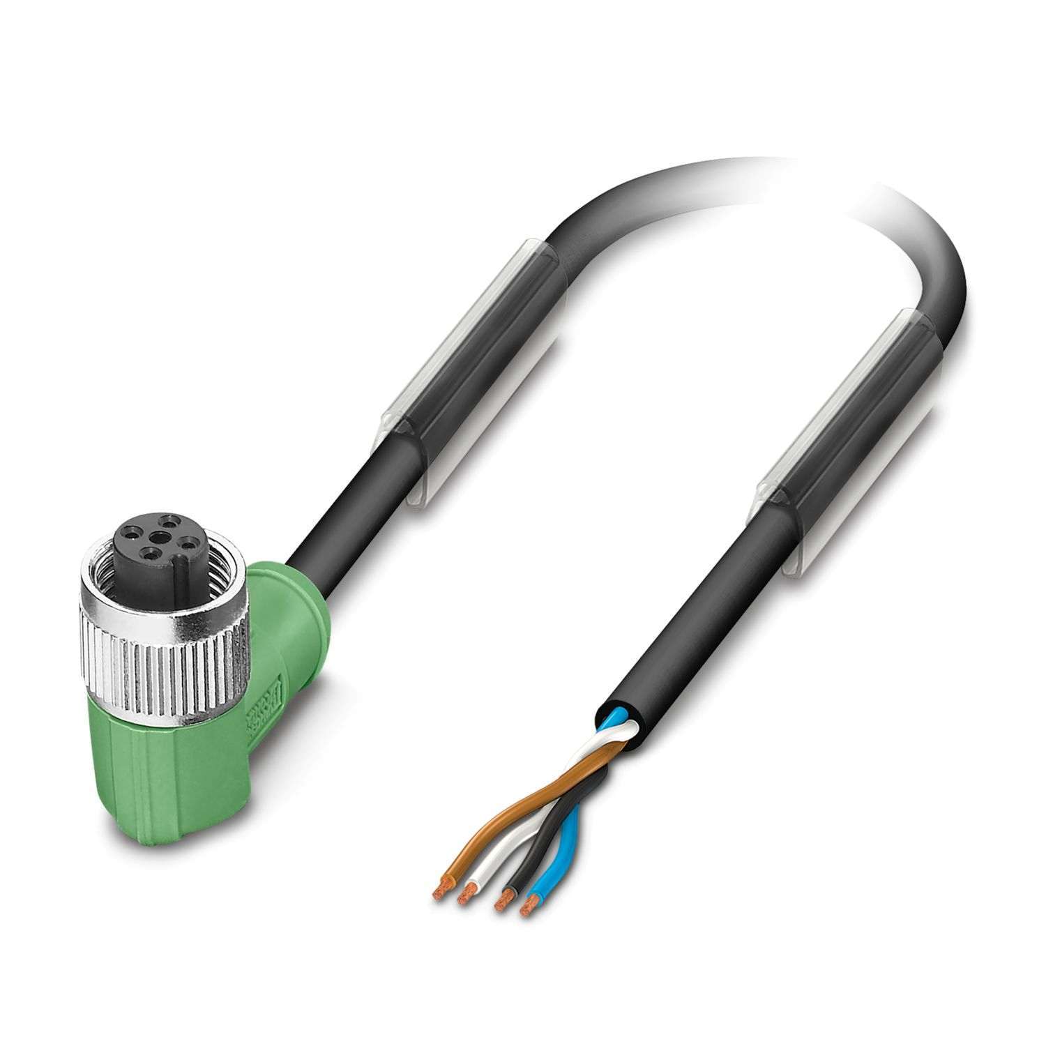 Cordon M12 SAC-4P-5,0 PVC M12FR