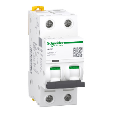 Disjoncteur bipolaire Acti9 iC60N C10